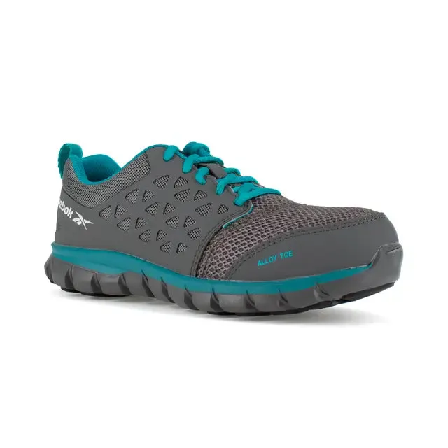 Damen Sublite Cushion Sicherheitssportschuh mit Stahlkappe in Blau
