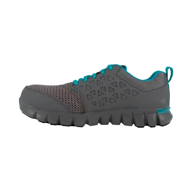Damen Sublite Cushion Sicherheitssportschuh mit Stahlkappe in Blau