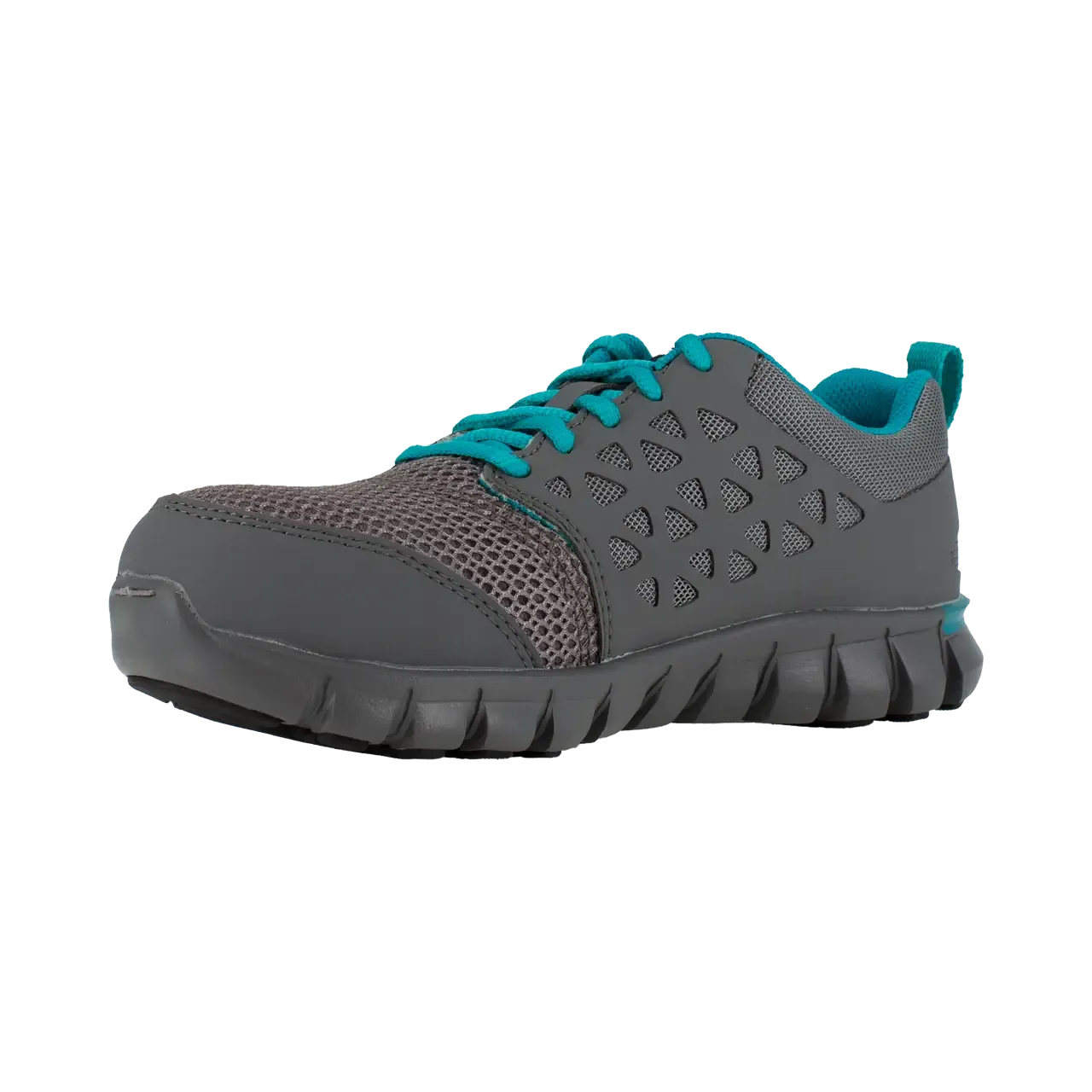 Damen Sublite Cushion Sicherheitssportschuh mit Stahlkappe in Blau