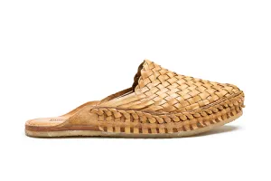 Woven City Pantoffel in Honig   Ohne Streifen