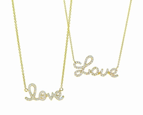 Yellow gold and diamond letter necklace hand-chain-bracelet  