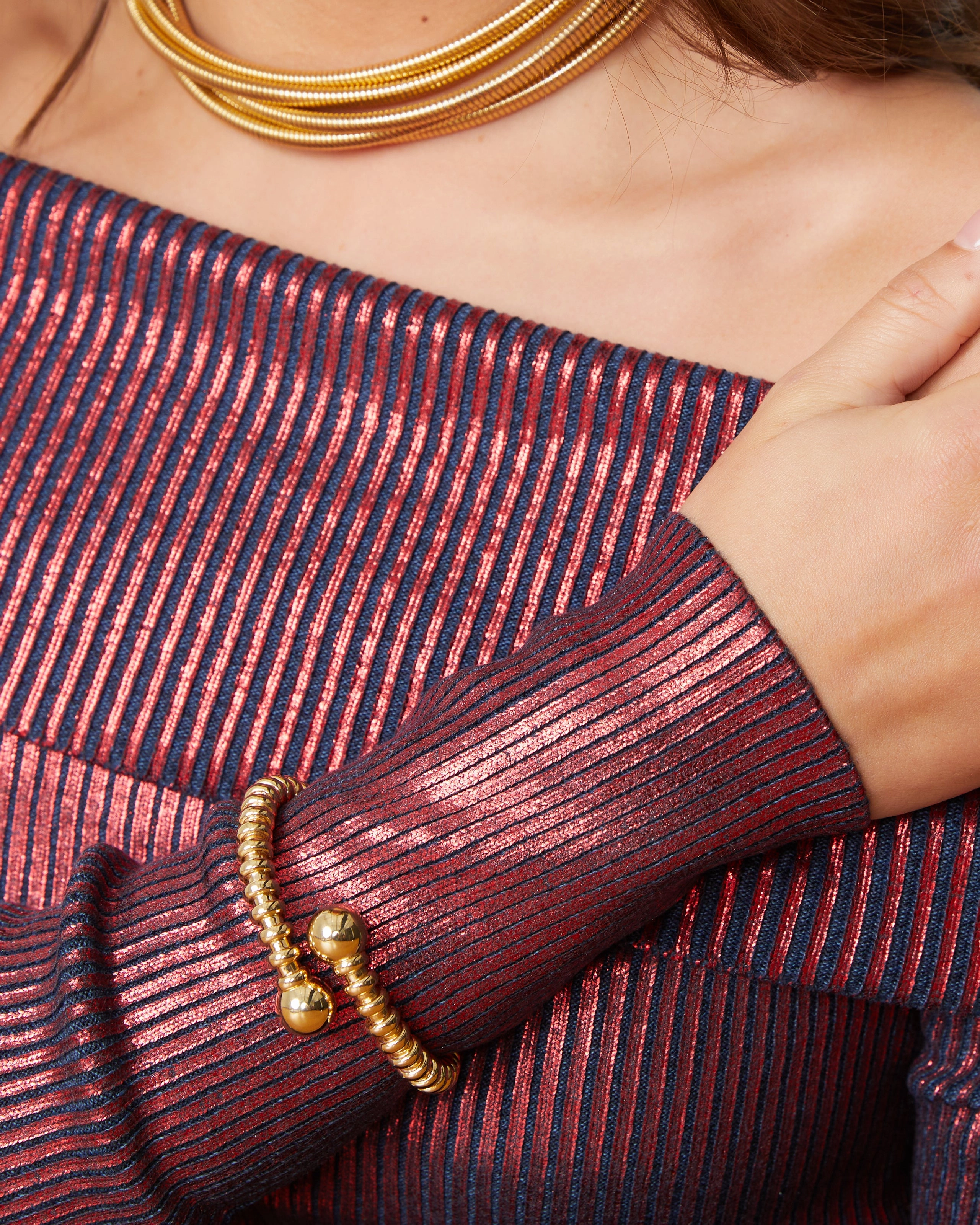 Yellow gold bracelet