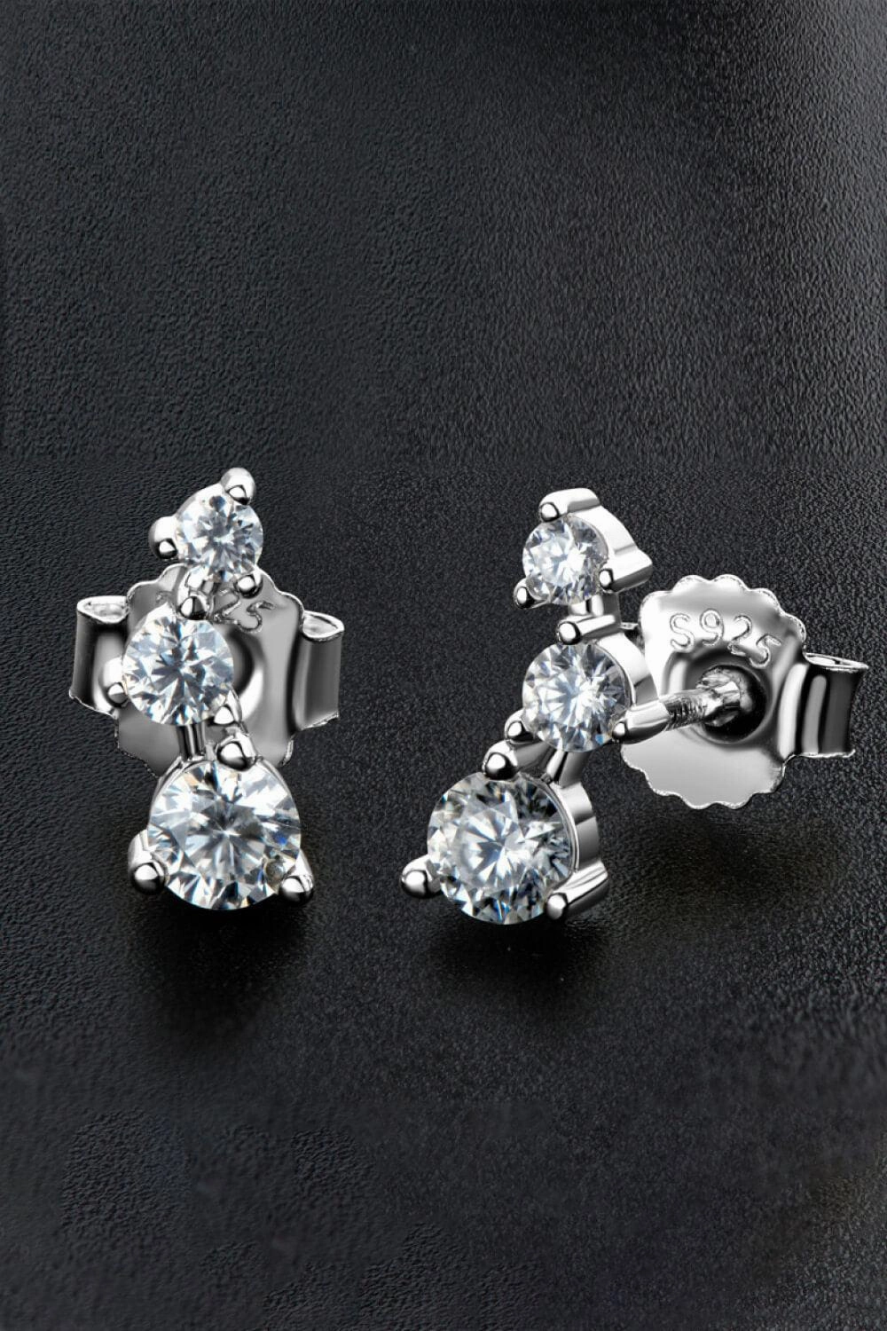 Your Way Moissanite Stud Earrings 