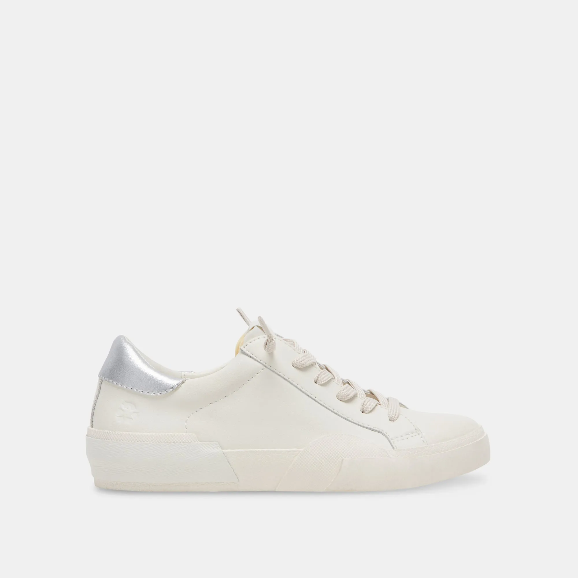ZINA FOAM 360 SNEAKER WEIß SILBER RECYCLED LEDER