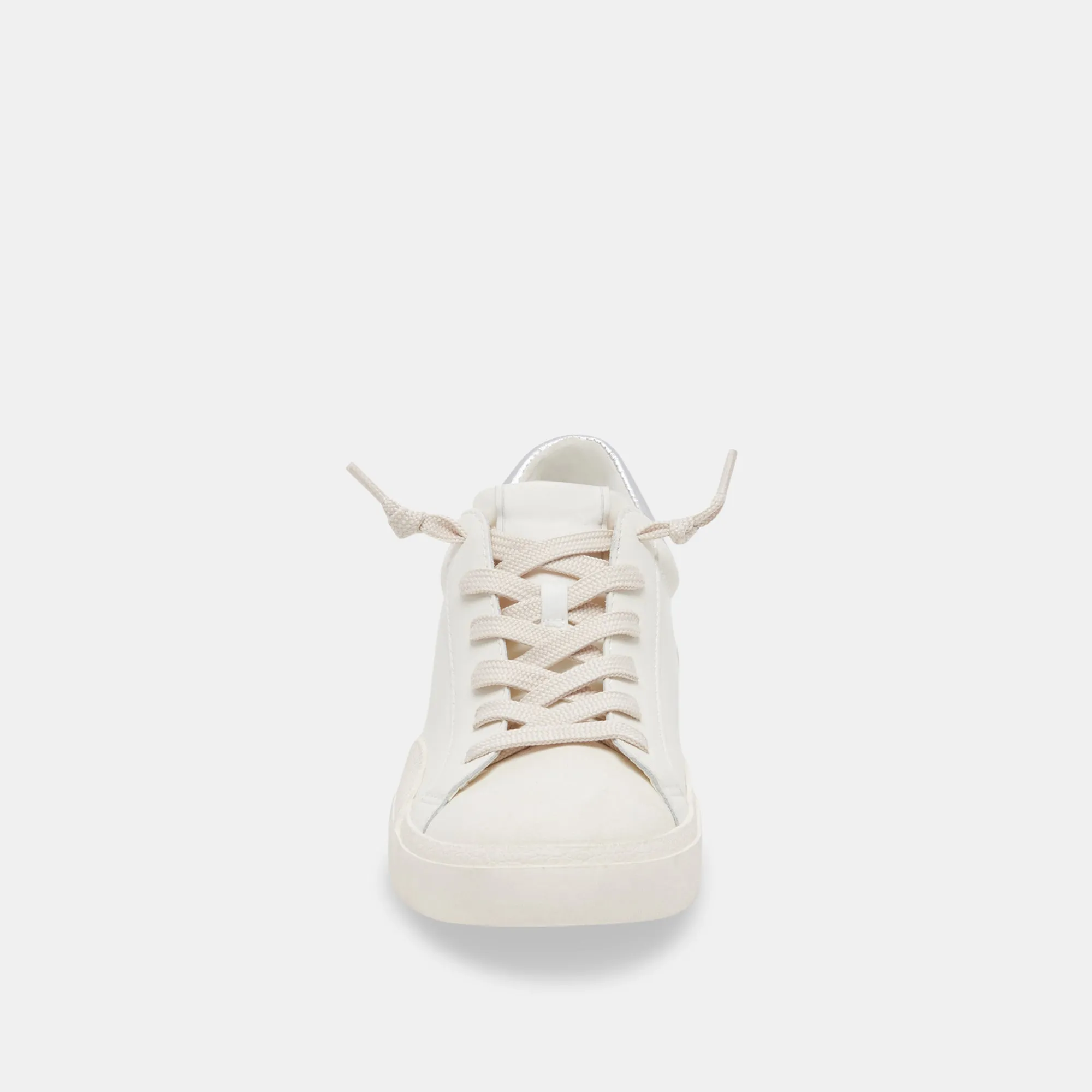 ZINA FOAM 360 SNEAKER WEIß SILBER RECYCLED LEDER