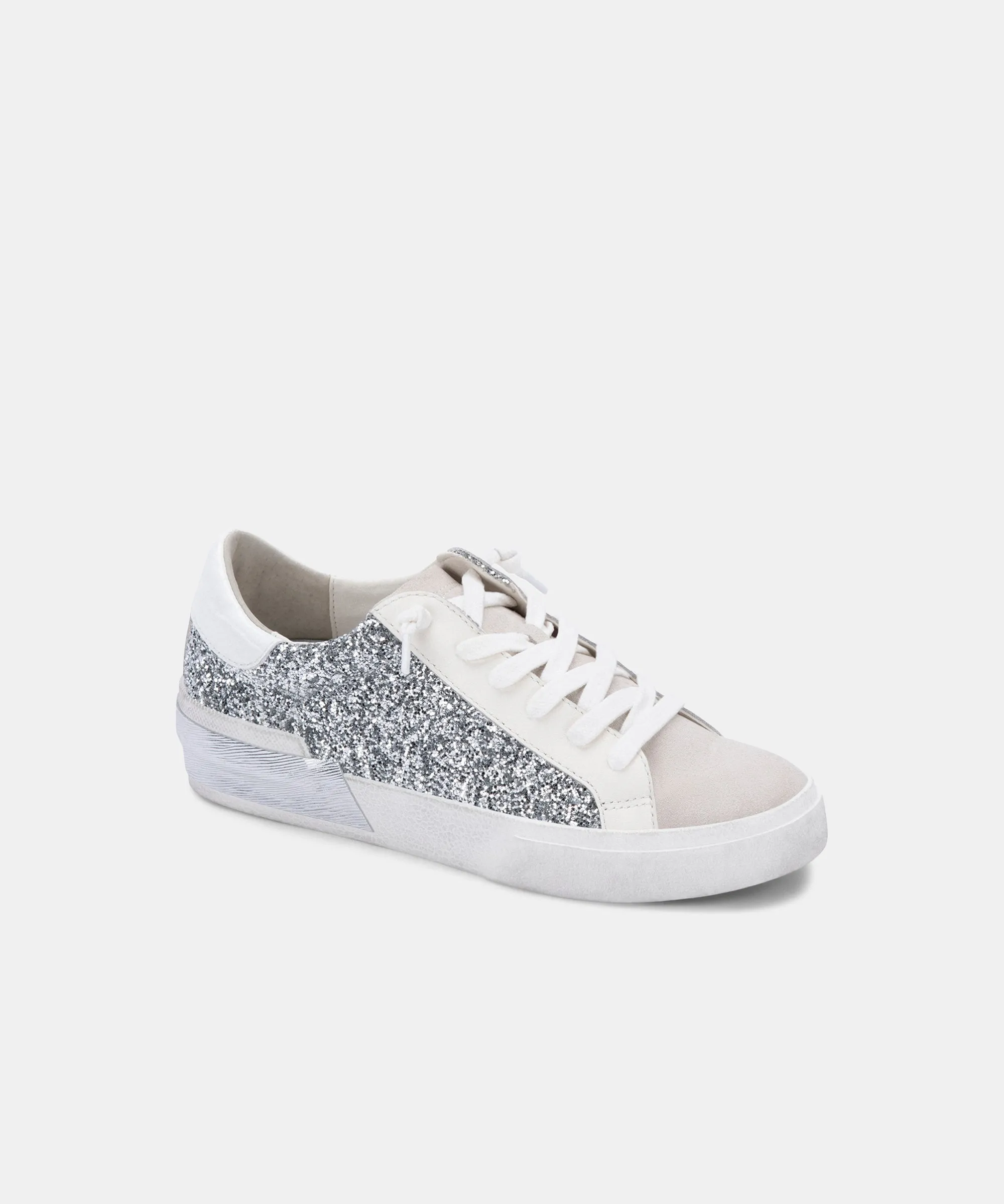 ZINA SNEAKERS SILBER GLITZER