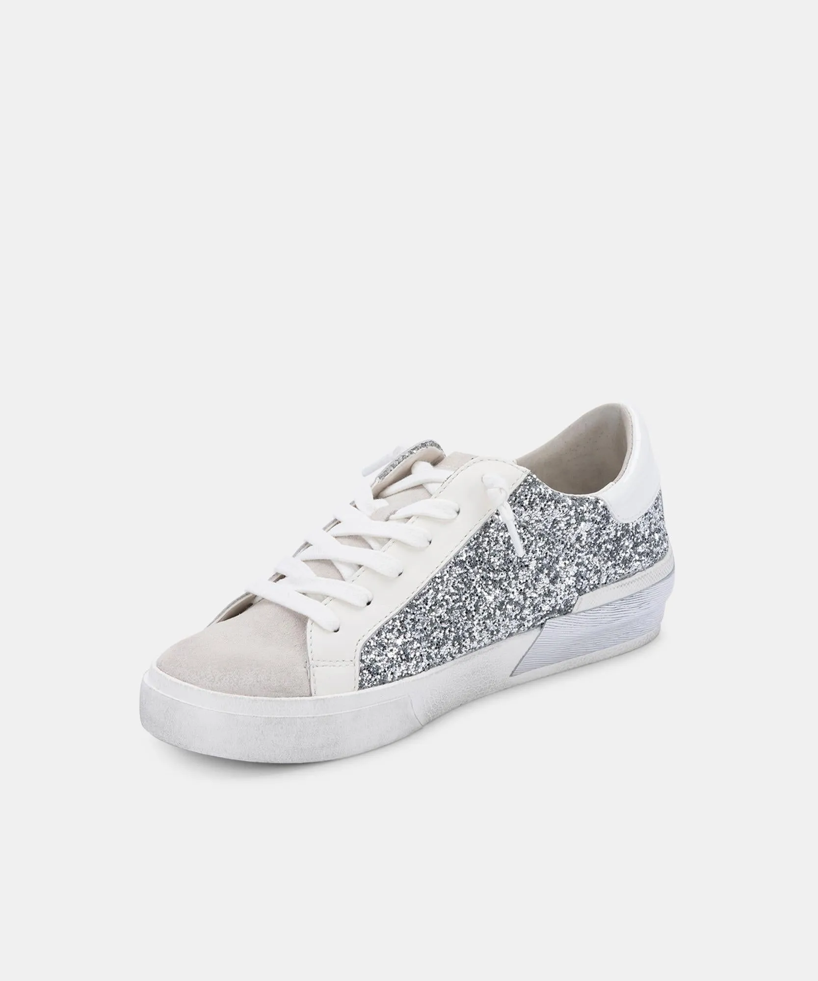 ZINA SNEAKERS SILBER GLITZER