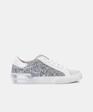 ZINA SNEAKERS SILBER GLITZER
