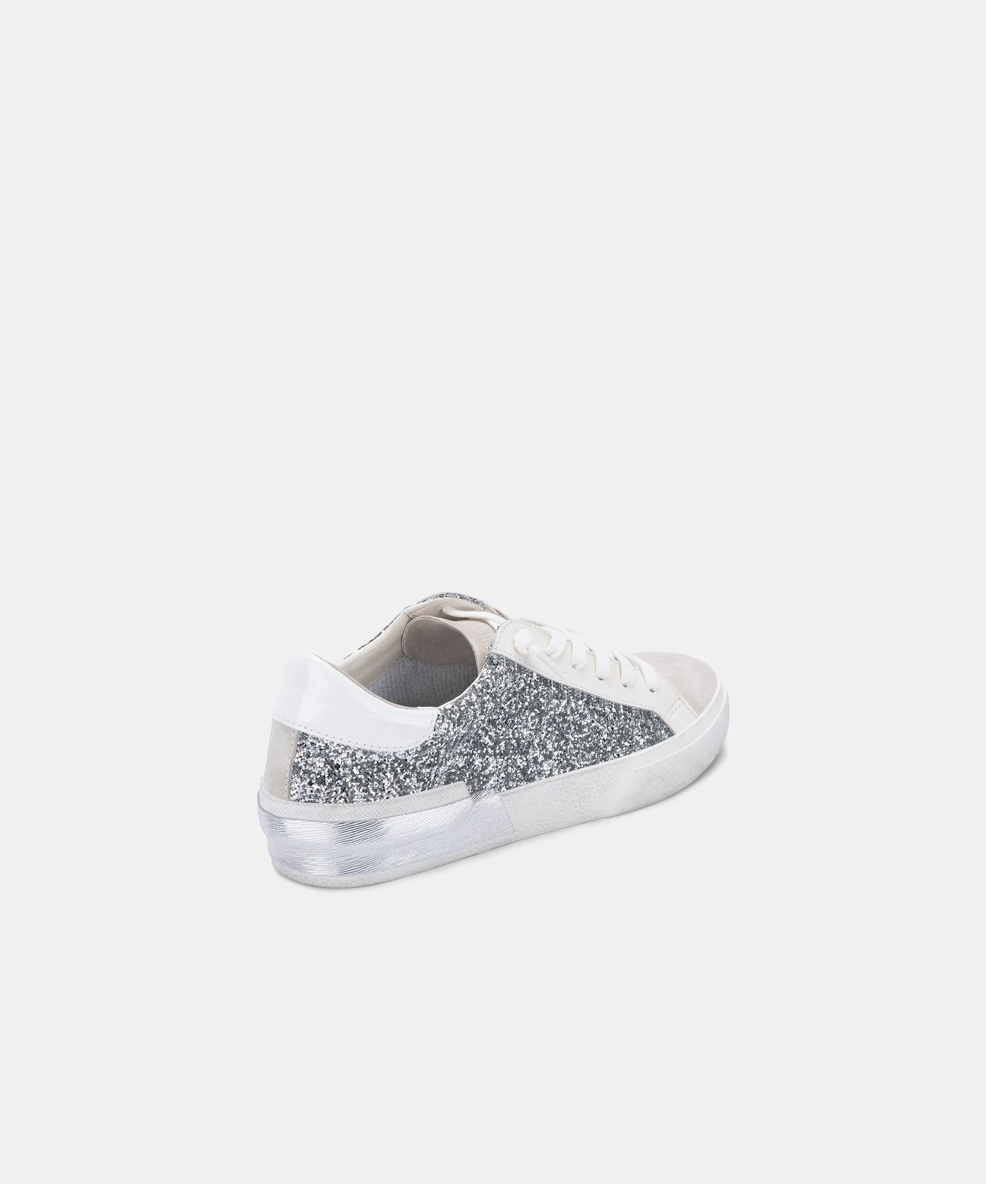 ZINA SNEAKERS SILBER GLITZER
