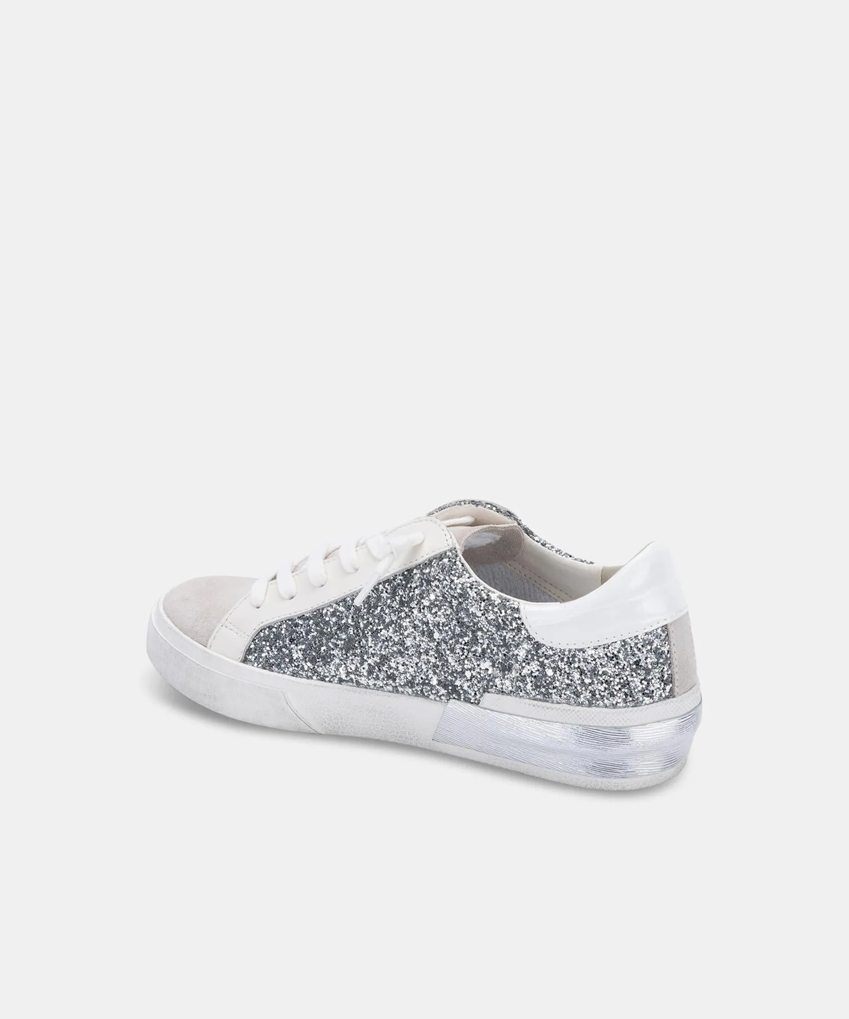 ZINA SNEAKERS SILBER GLITZER