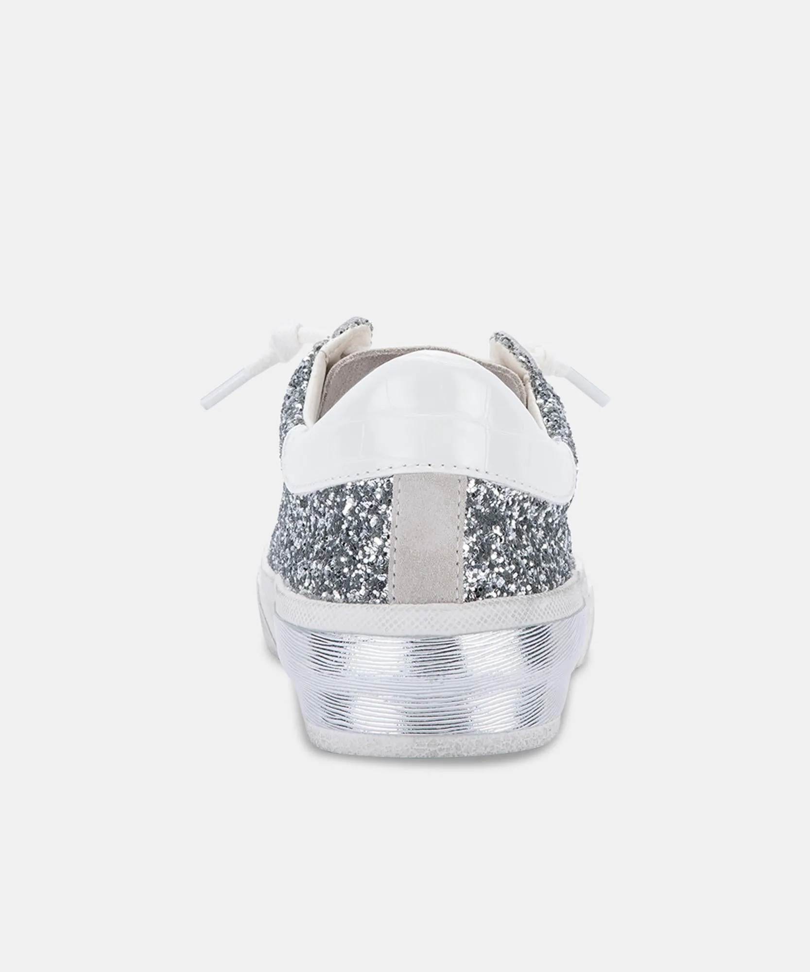 ZINA SNEAKERS SILBER GLITZER