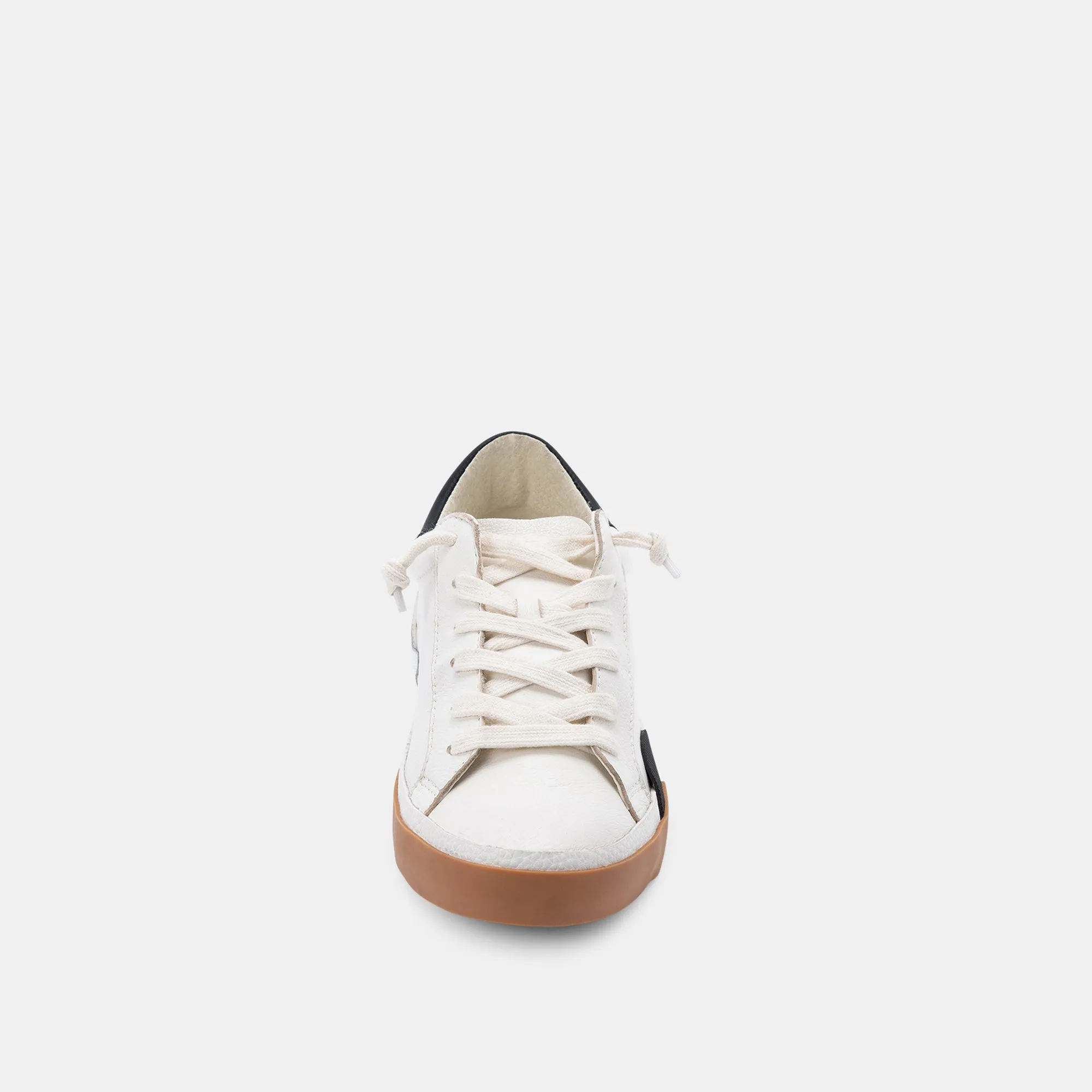 ZINA SNEAKERS WEIß SCHWARZ LEDER