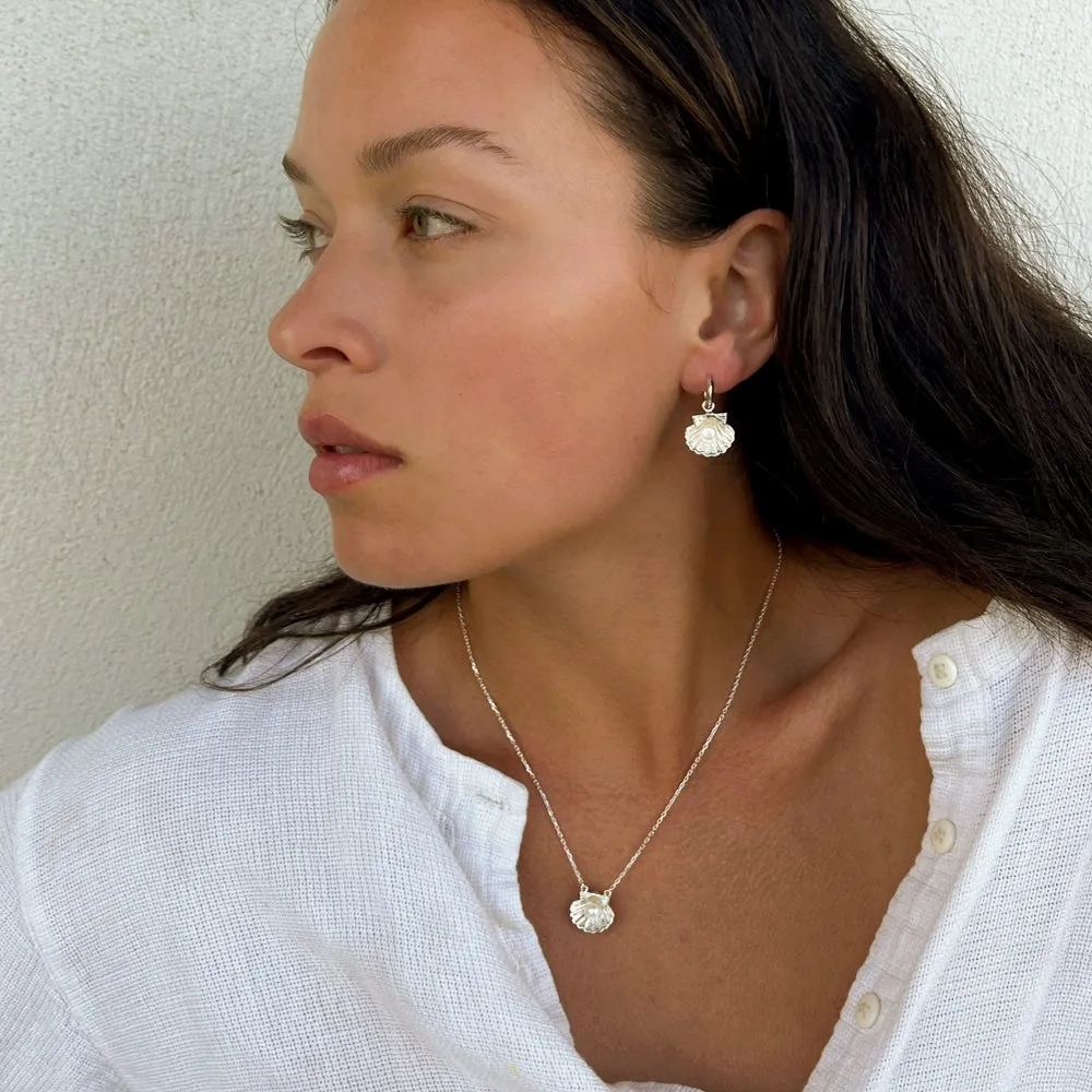 Zoe &amp; Morgan x Walker &amp; Hall Camino Pearl Pendant - Sterling Silver
